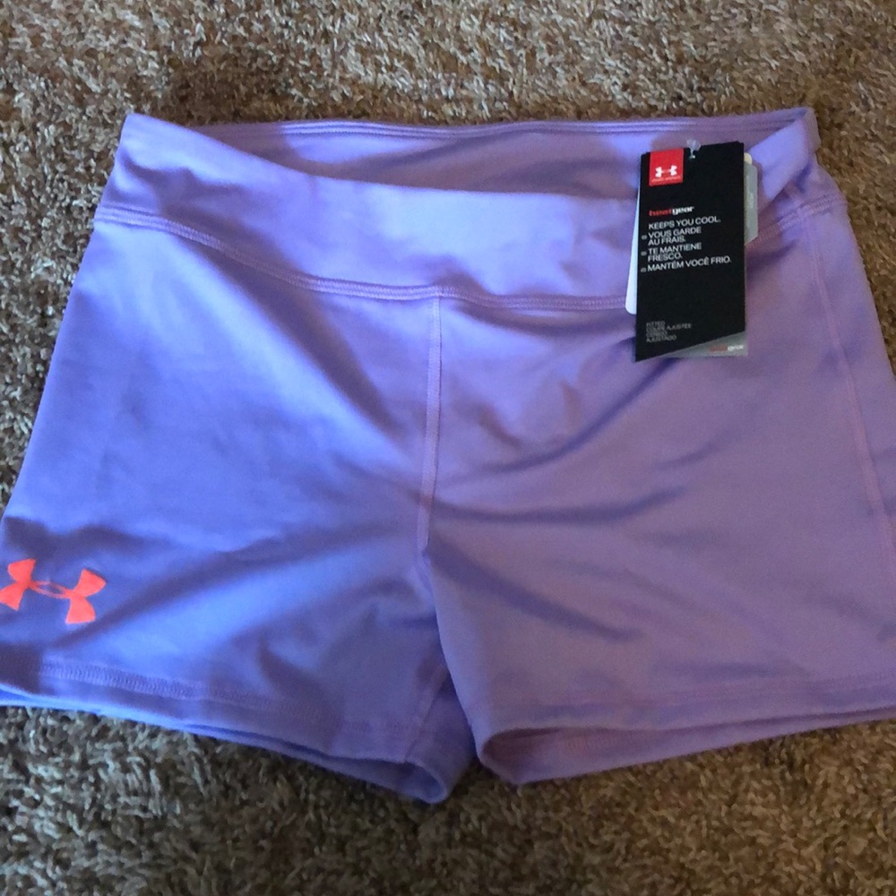 NWT under armour biker shorts